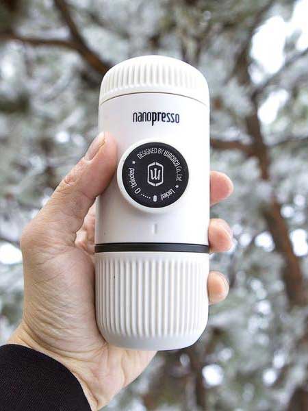 WACACO Кафемашина Nanopresso Classic + калъф, Chill White