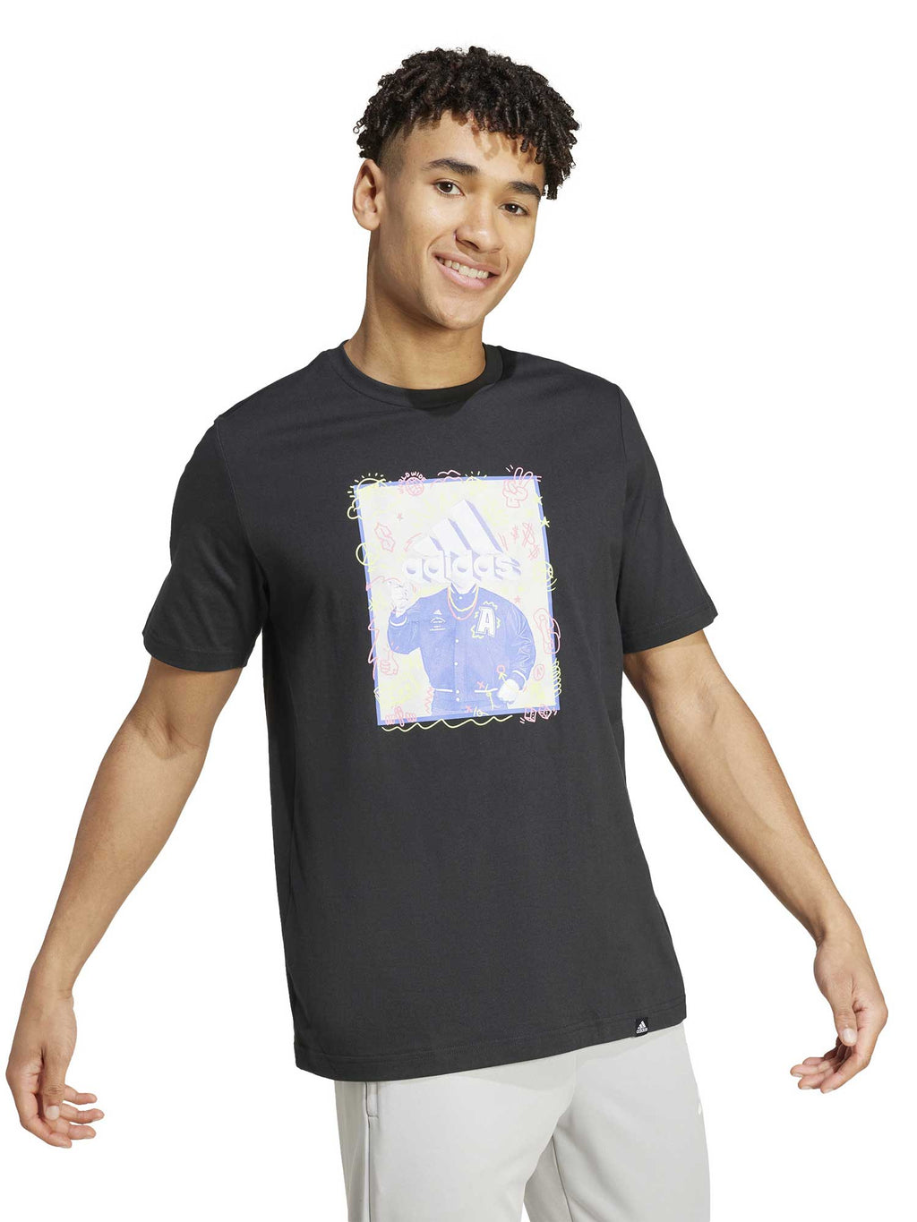 ADIDAS SPORTSWEAR Тениска Doodle Graphic Tee