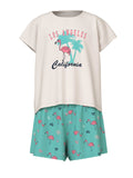 NAME IT Комплект от 2 части NKFNIGHTSET CAP POOL BLUE FLAM