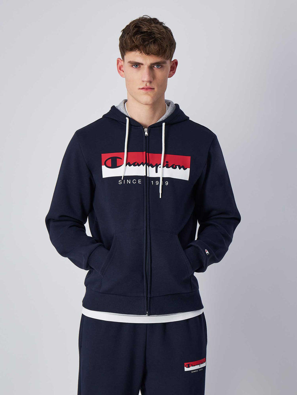 CHAMPION Суитшърт Hooded Full Zip Sweatshirt