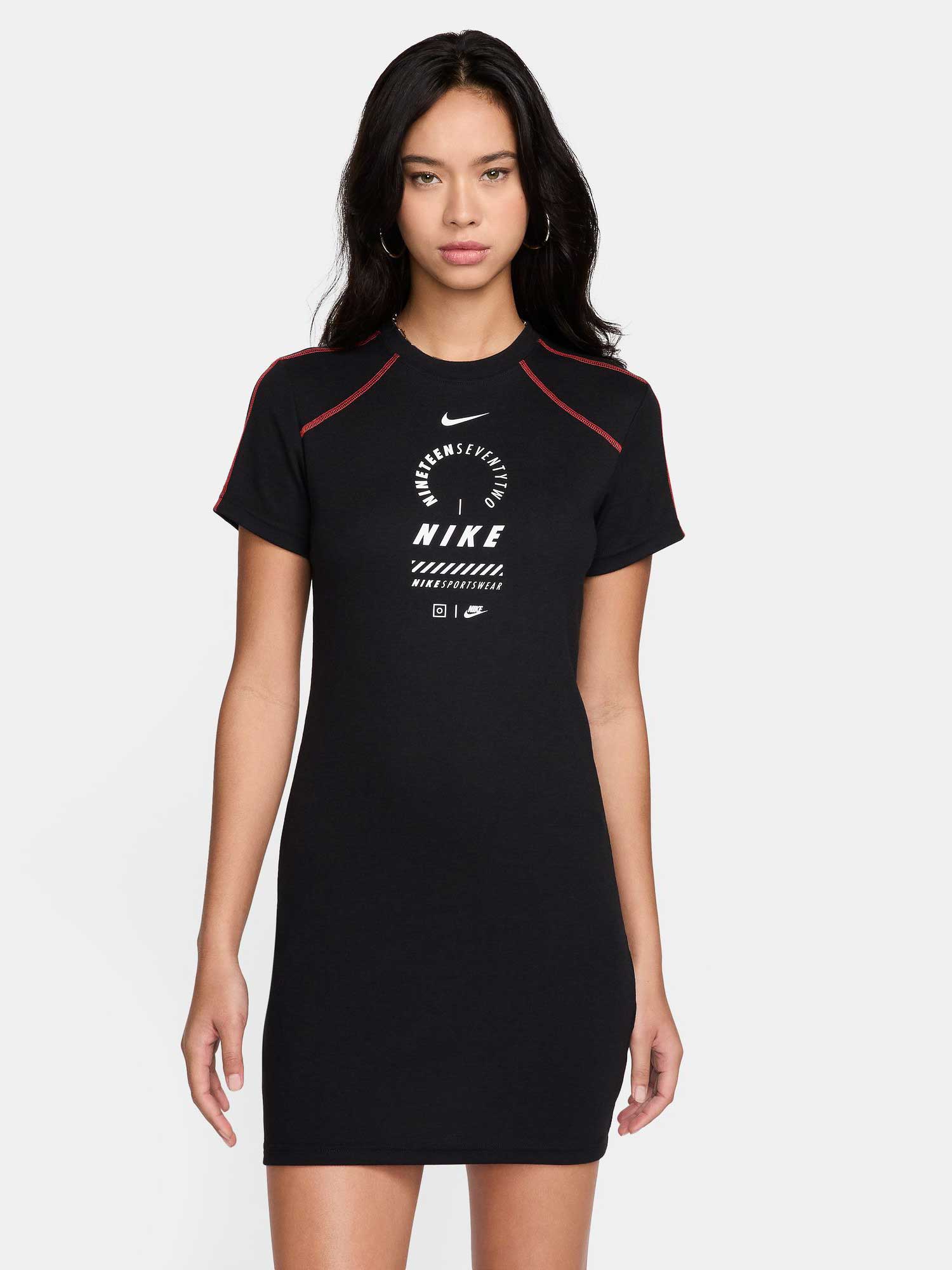NIKE Рокля W NSW DRESS SS FEMME SW