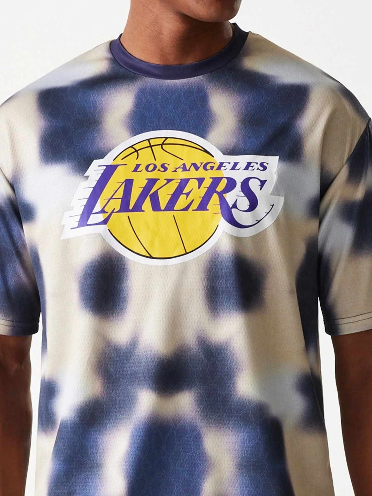NEW ERA Тениска NBA AOP OS TEE LOSLAK