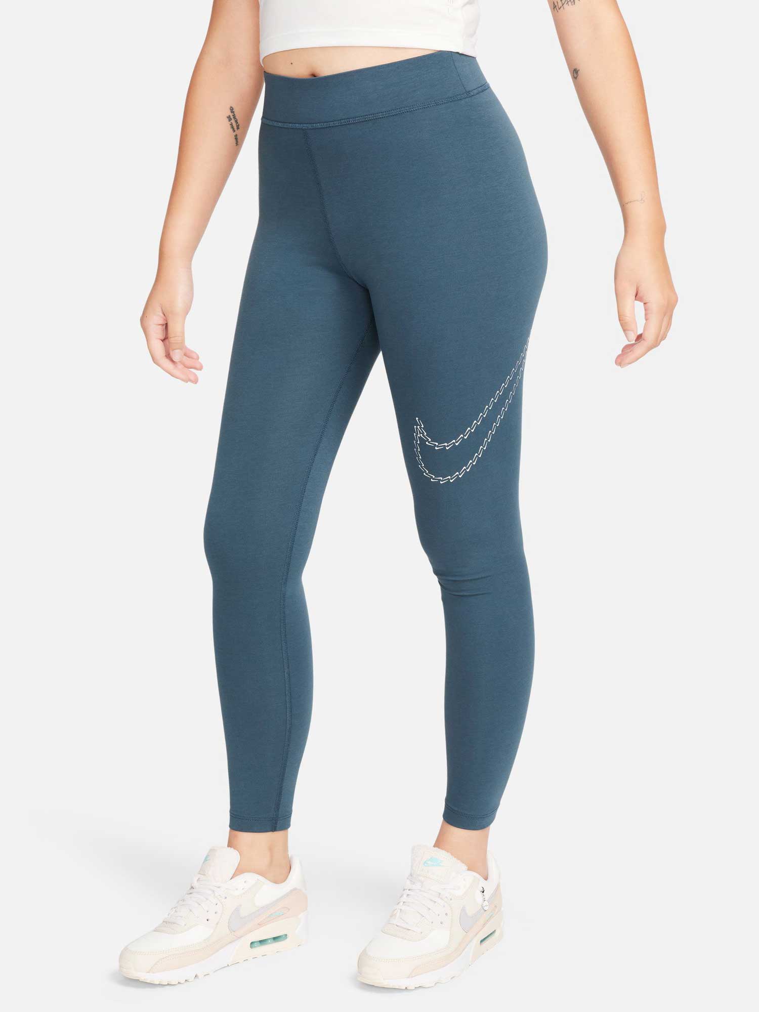 NIKE Клин W NSW PE SHINE HR TGHT