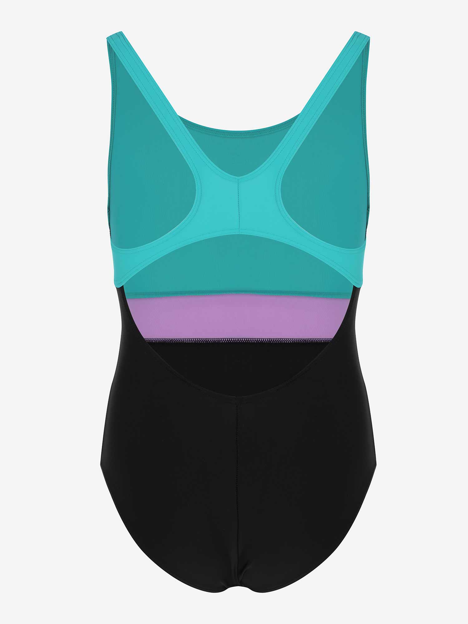 JOSS Цял бански Girl's Color-Block Swimsuit
