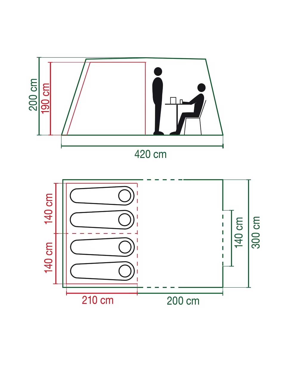 COLEMAN Палатка TENT COOK 4
