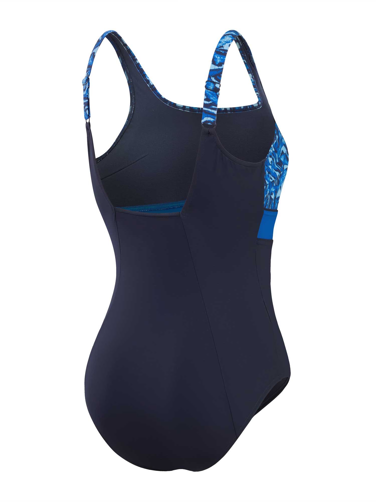 SPEEDO Цял бански WOMENS SHAPING CONTOURECLIPSE PRINTED