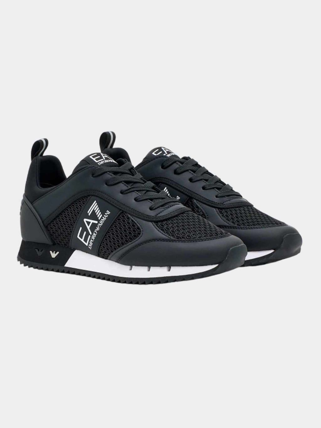 EA7 Emporio Armani Обувки BLACK & WHITE LACES