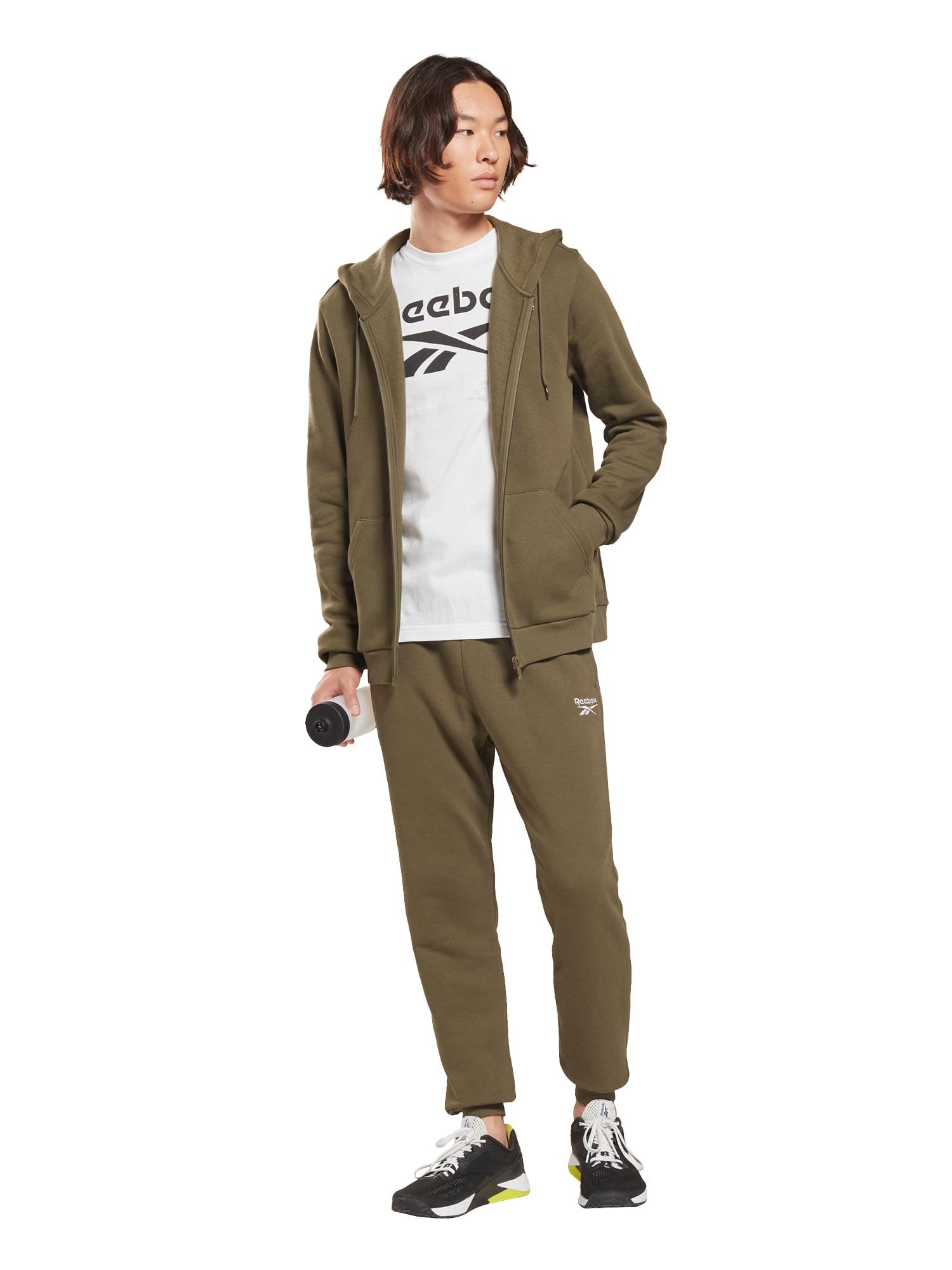 REEBOK Суитшърт Identity Fleece Full Zip