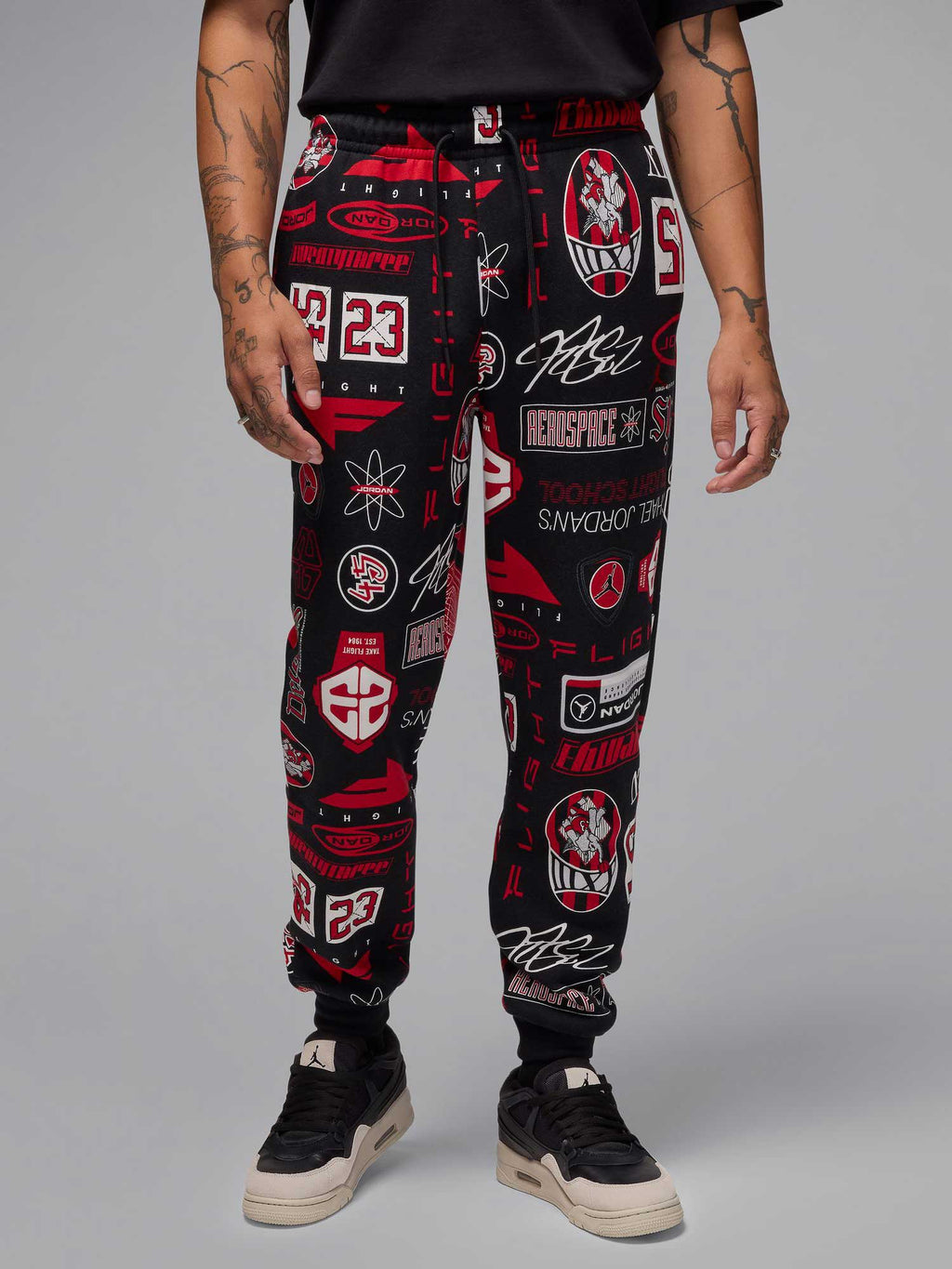 JORDAN Спортно долнище M J ESS AOP FLC PANT