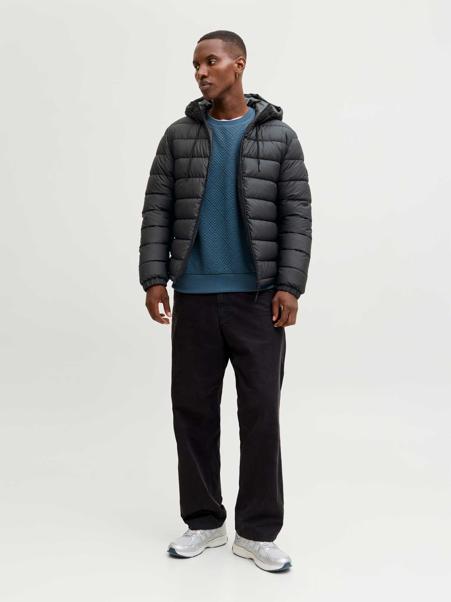 JACK & JONES Яке JCOPOINT PU PUFFER JACKET BF