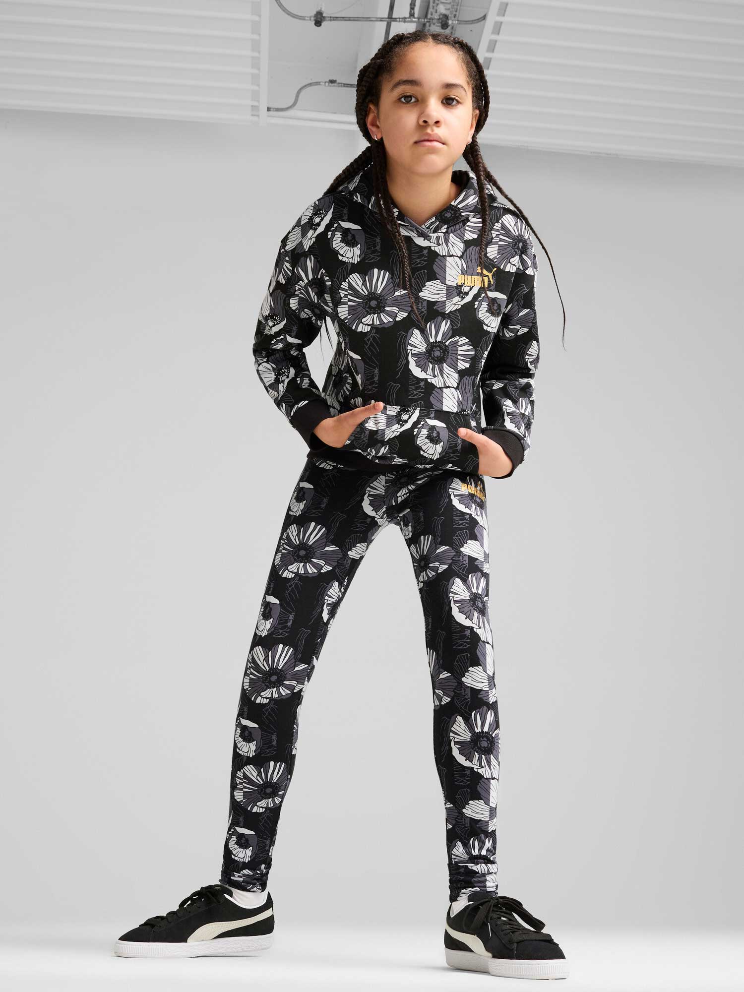 PUMA Суитшърт ESS+ Class Act AOP Hoodie FL G