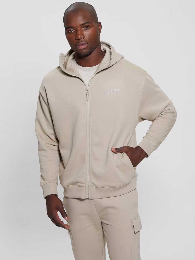 GUESS Суитшърт KEID ZIPPED HOODIE SWEATSHIRT