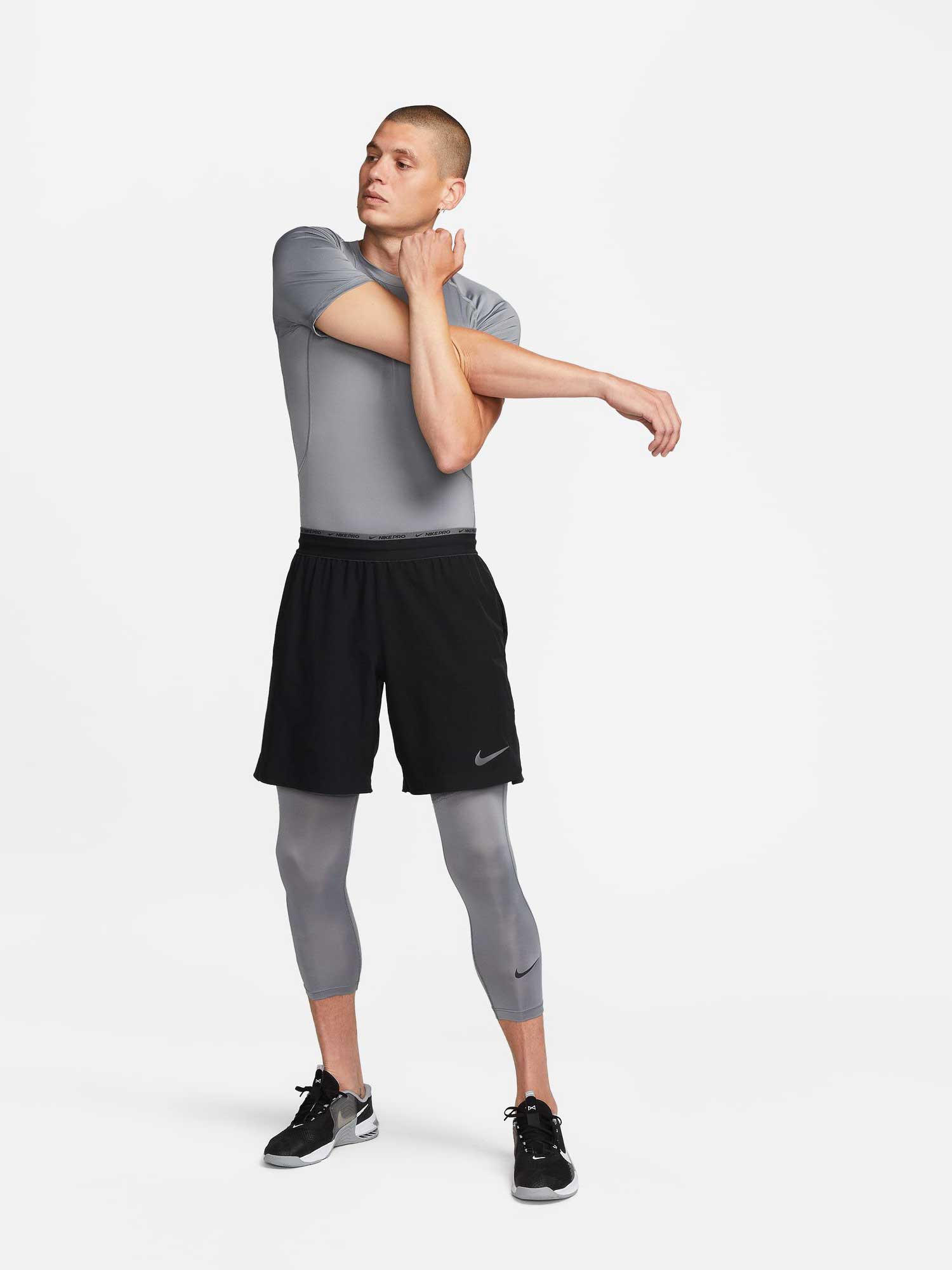NIKE Тениска M NP DF TIGHT TOP SS