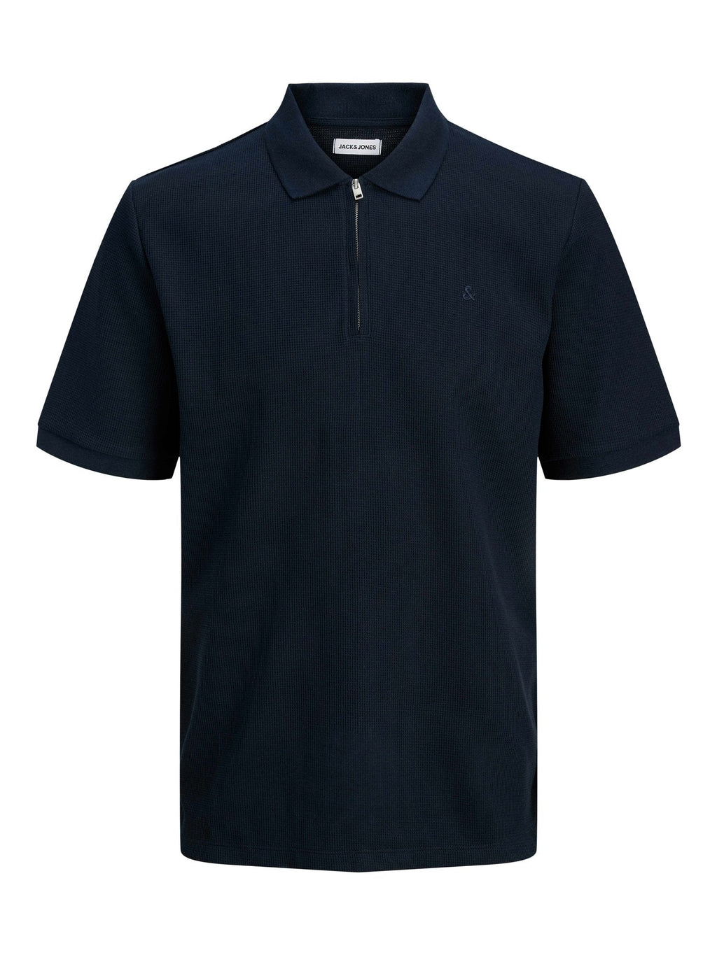 JACK & JONES Тениска JJEAUSTIN ZIP POLO SS NOOS