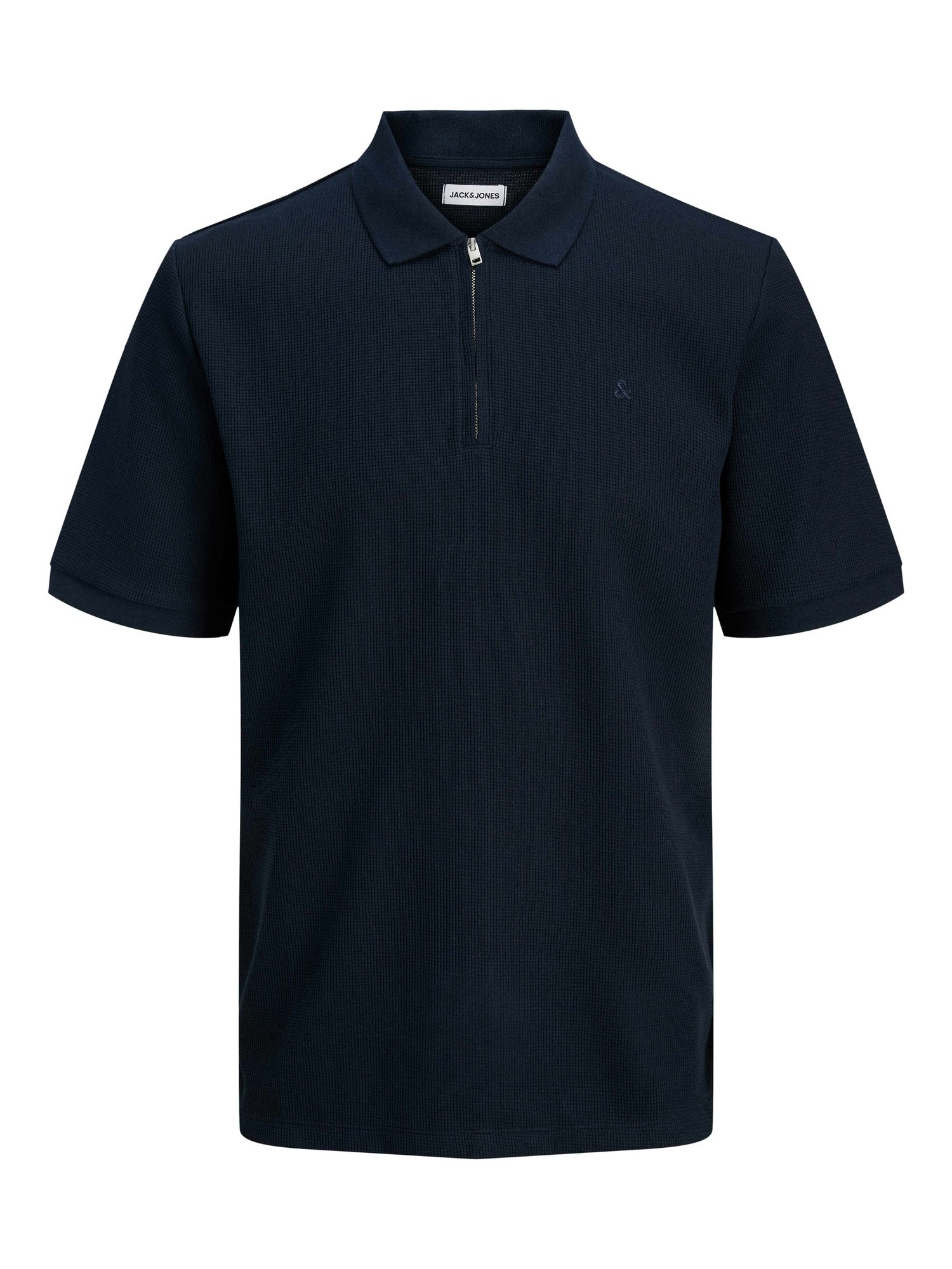 JACK & JONES Тениска JJEAUSTIN ZIP POLO SS NOOS