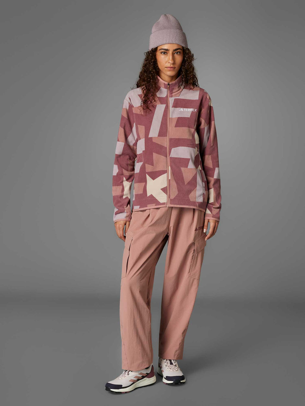 ADIDAS PERFORMANCE Полар Terrex Multi Printed Full-Zip Fleece Jacket