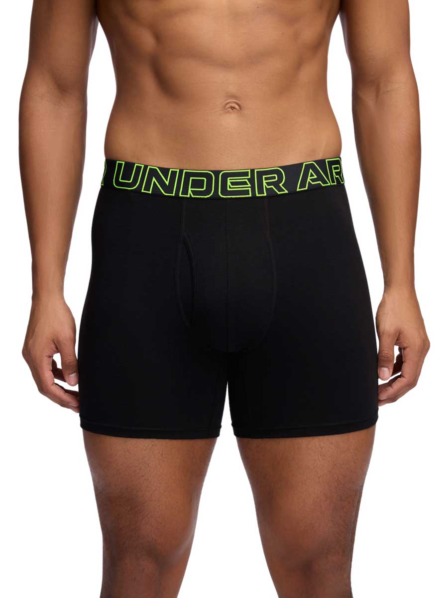 UNDER ARMOUR Бельо UA PERFORMANCE COTTON - SOLID 6 IN 3PK