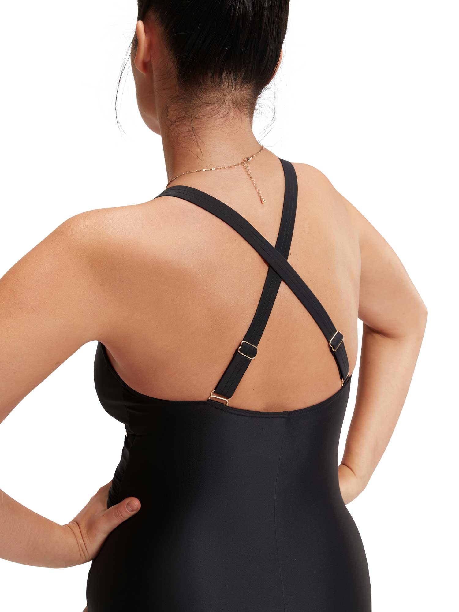 SPEEDO Цял бански WOMENS SHAPING V NECK