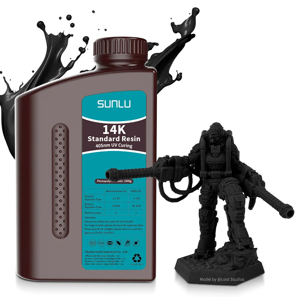 [MOQ: 5 Bottles] 14K Standard Resin and Redwax Resin 1000g