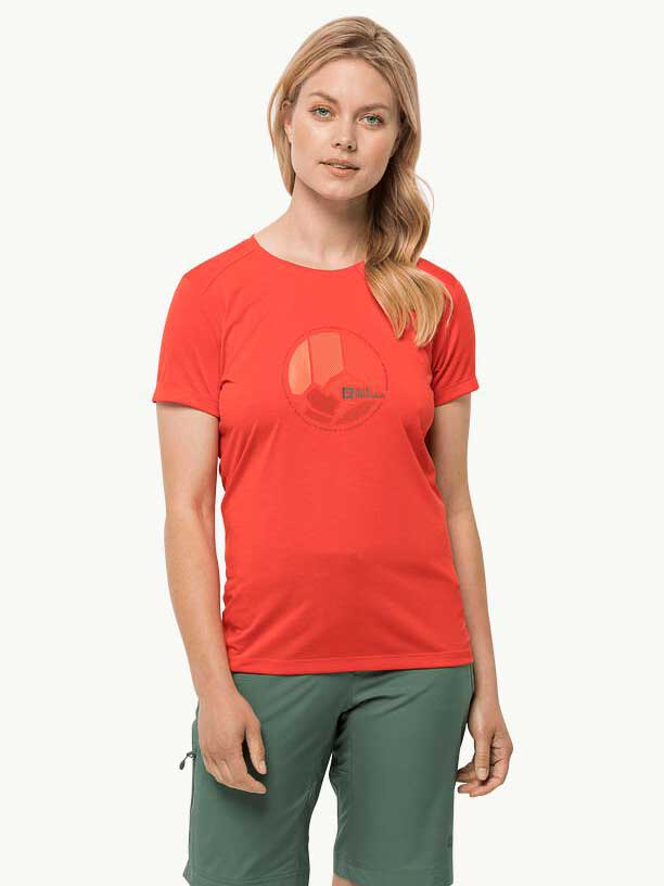 JACK WOLFSKIN Тениска CROSSTRAIL GRAPHIC T W