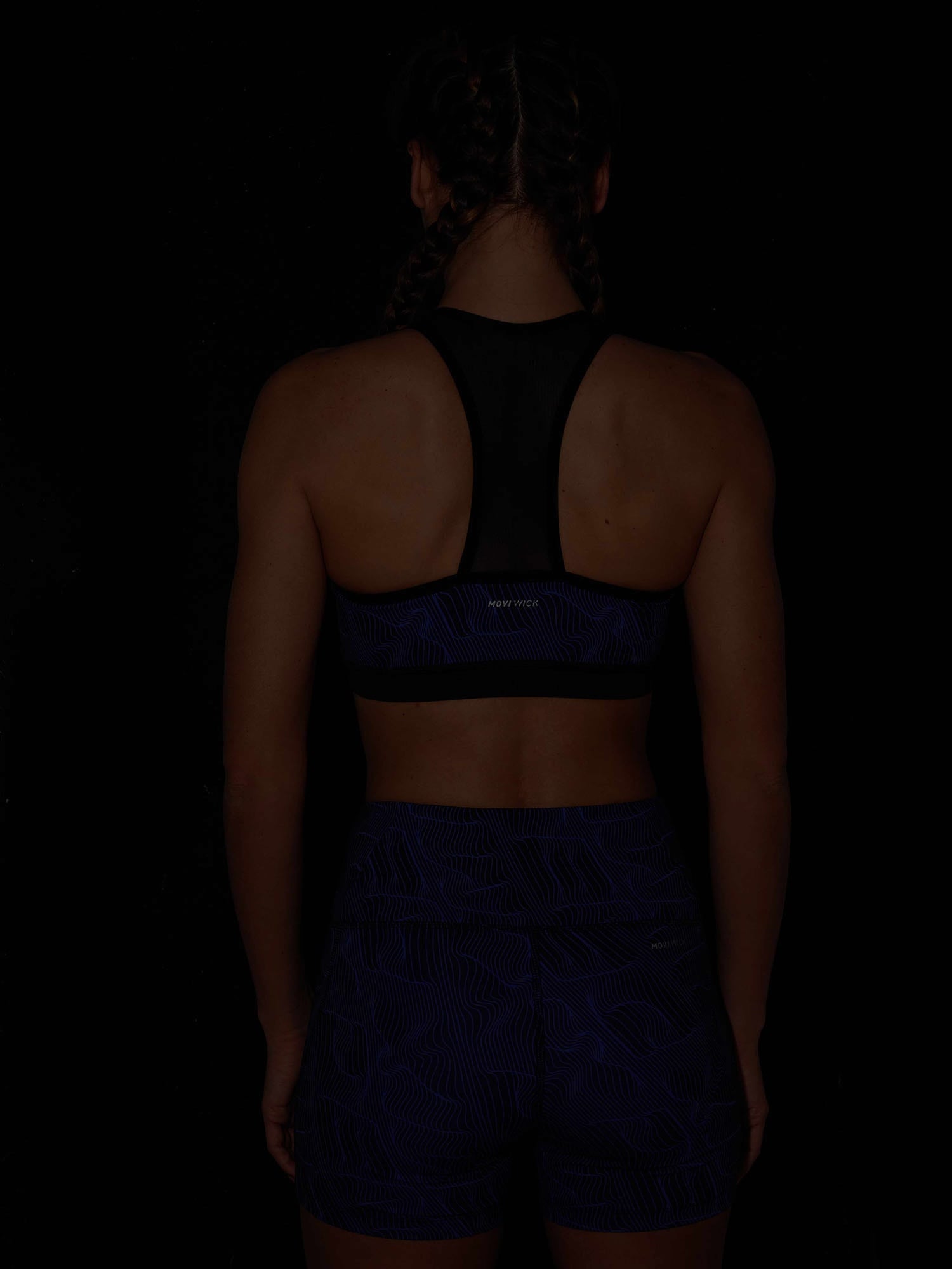 DEMIX Спортен сутиен W D Running Urban AOP Bra