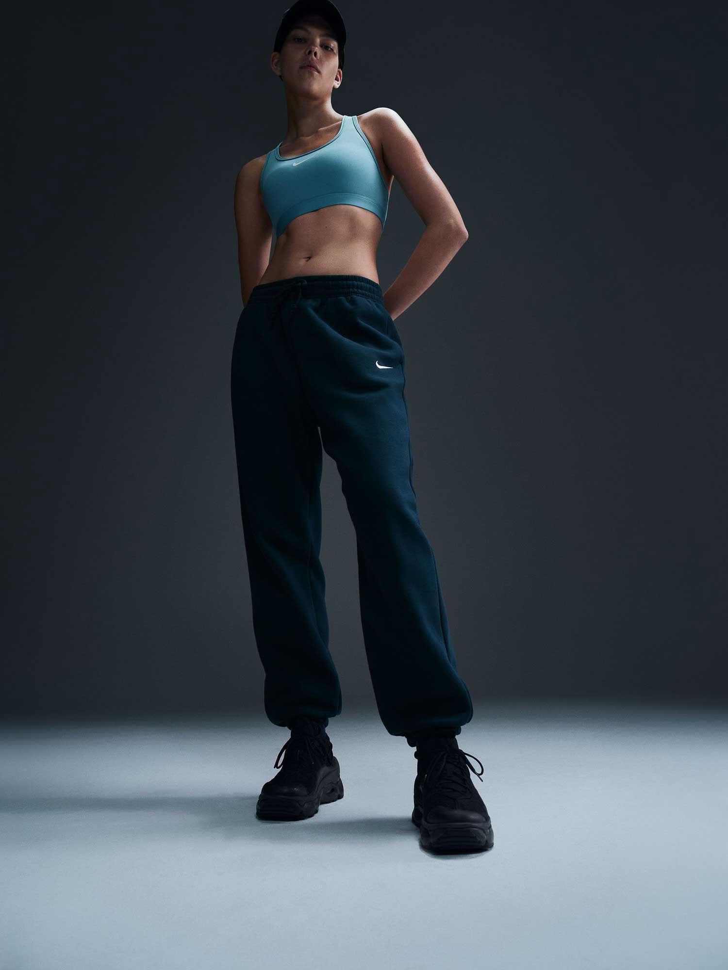 NIKE Спортно долнище W NSW PHNX FLC HR OS PANT 2