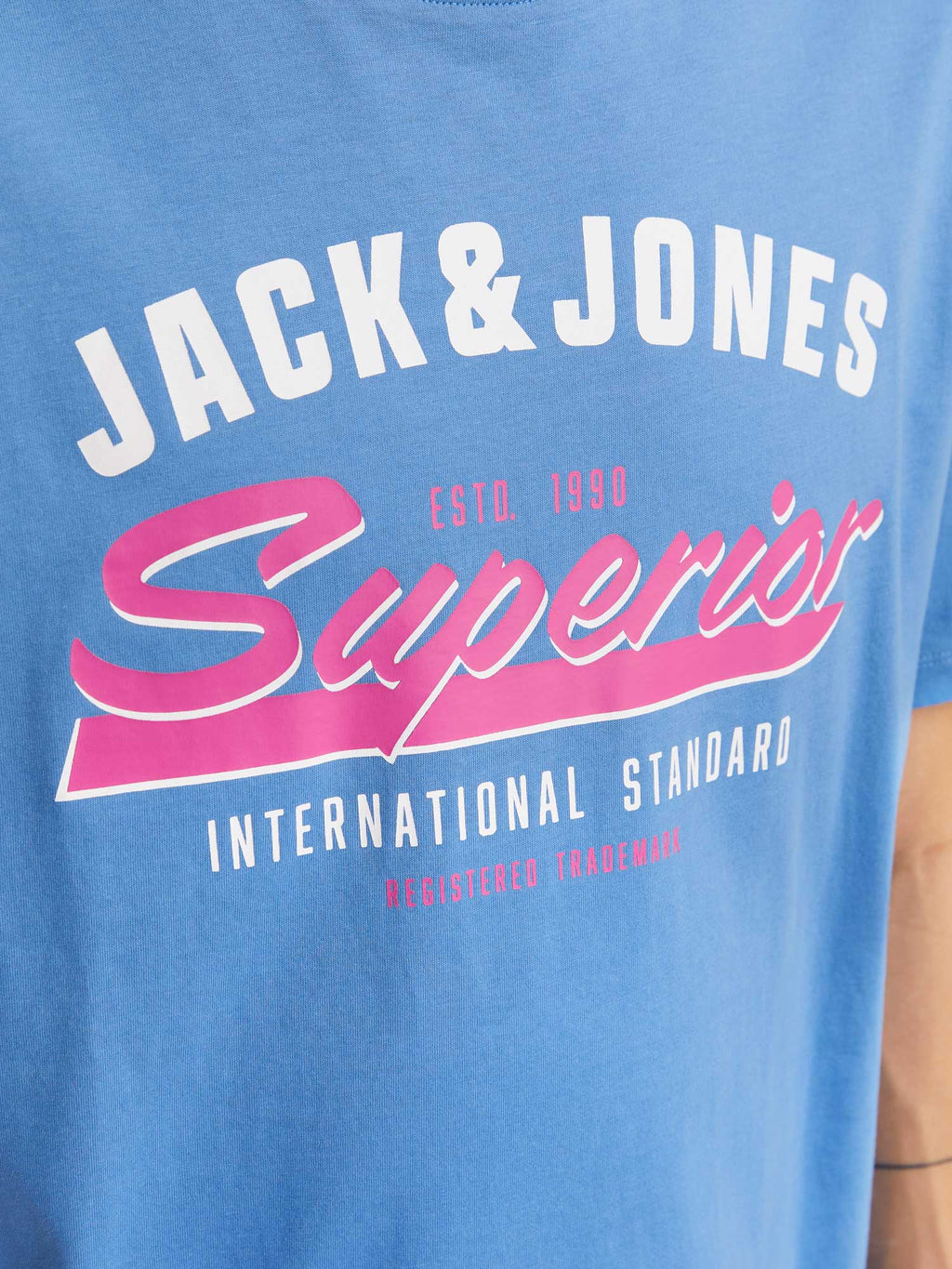 JACK & JONES Тениска JJELOGO TEE SS O-NECK 2 COL SS25 SN