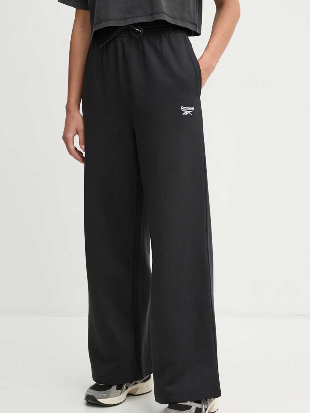 REEBOK Спортно долнище IDENTITY SL FLC WIDE LEG