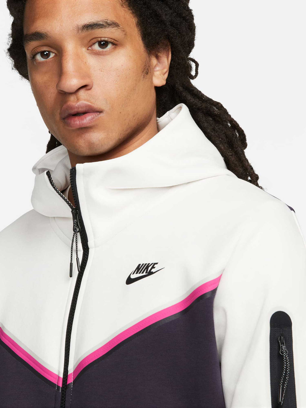 NIKE Суитшърт M NSW TCH FLC HOODIE FZ WR
