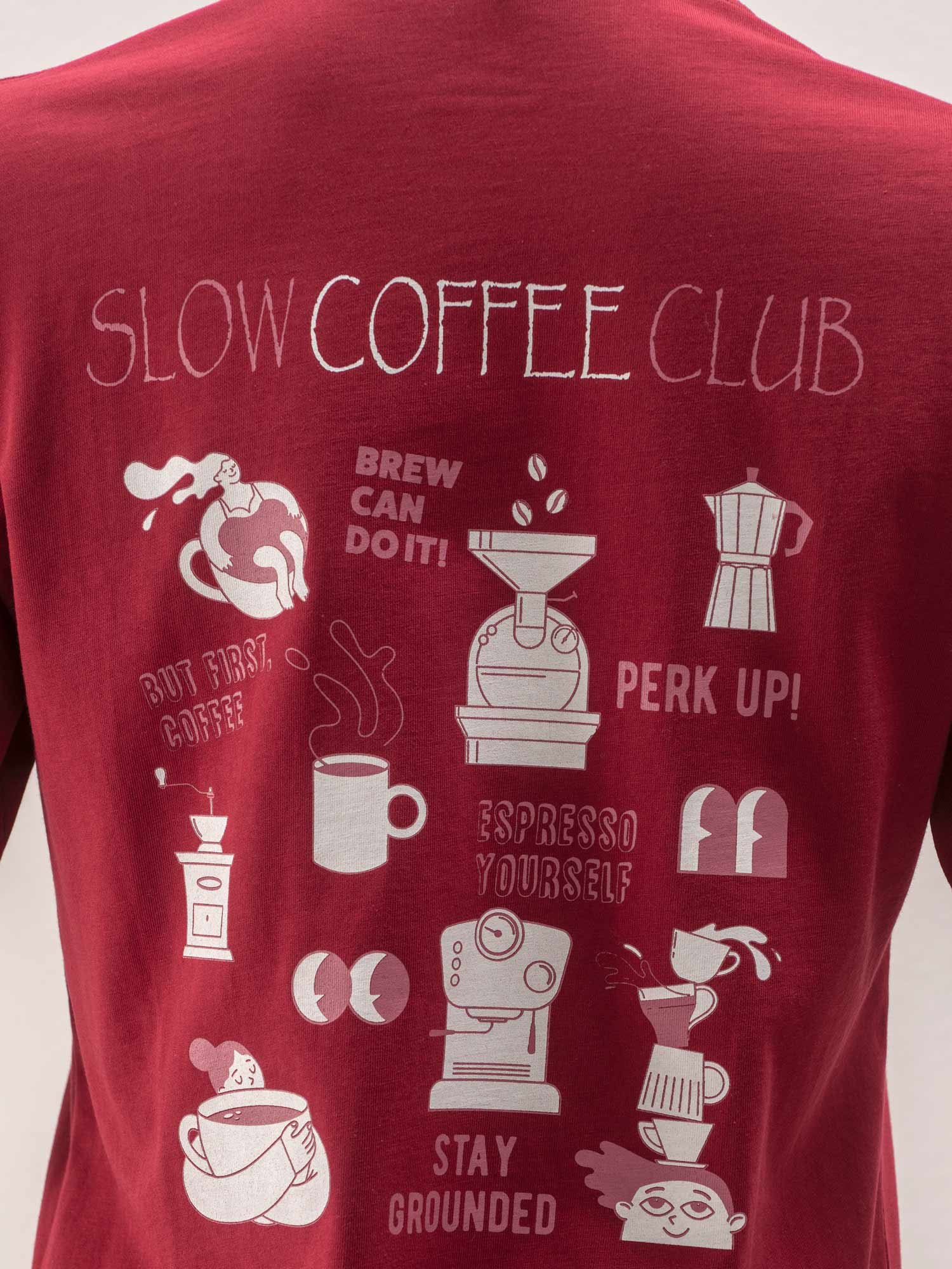BRILLE Тениска SLOW COFFEE