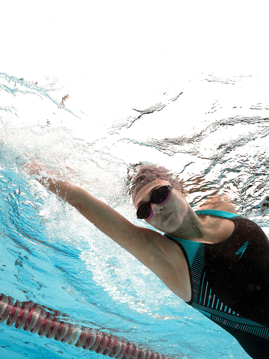 SPEEDO Цял бански WOMENS PLACEMENT LANEBACK