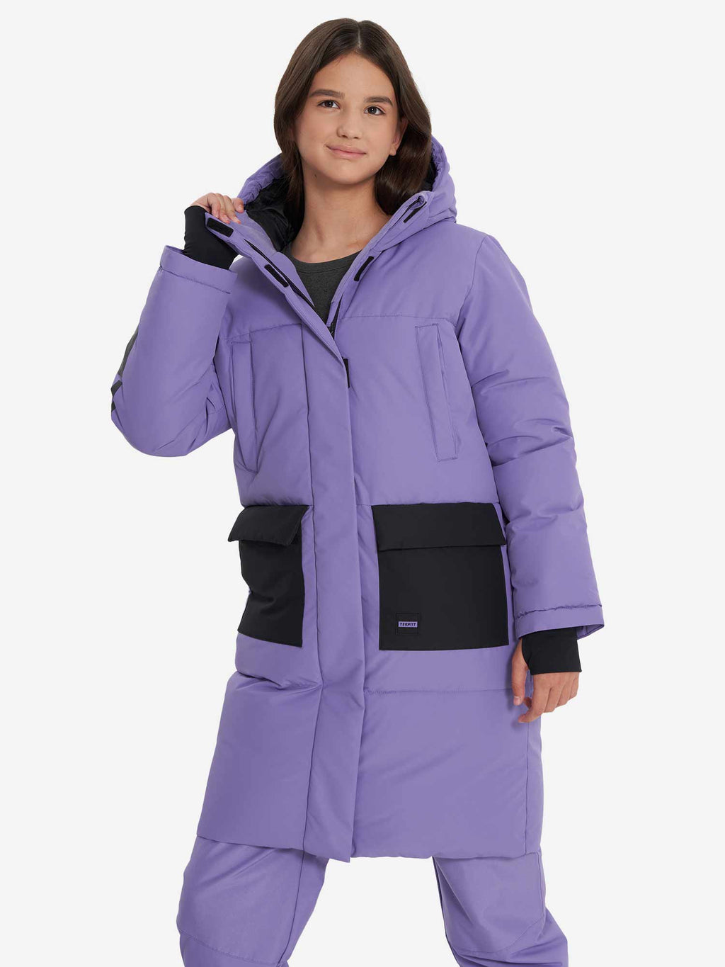 TERMIT Яке Snowboarding girl's fake down coat