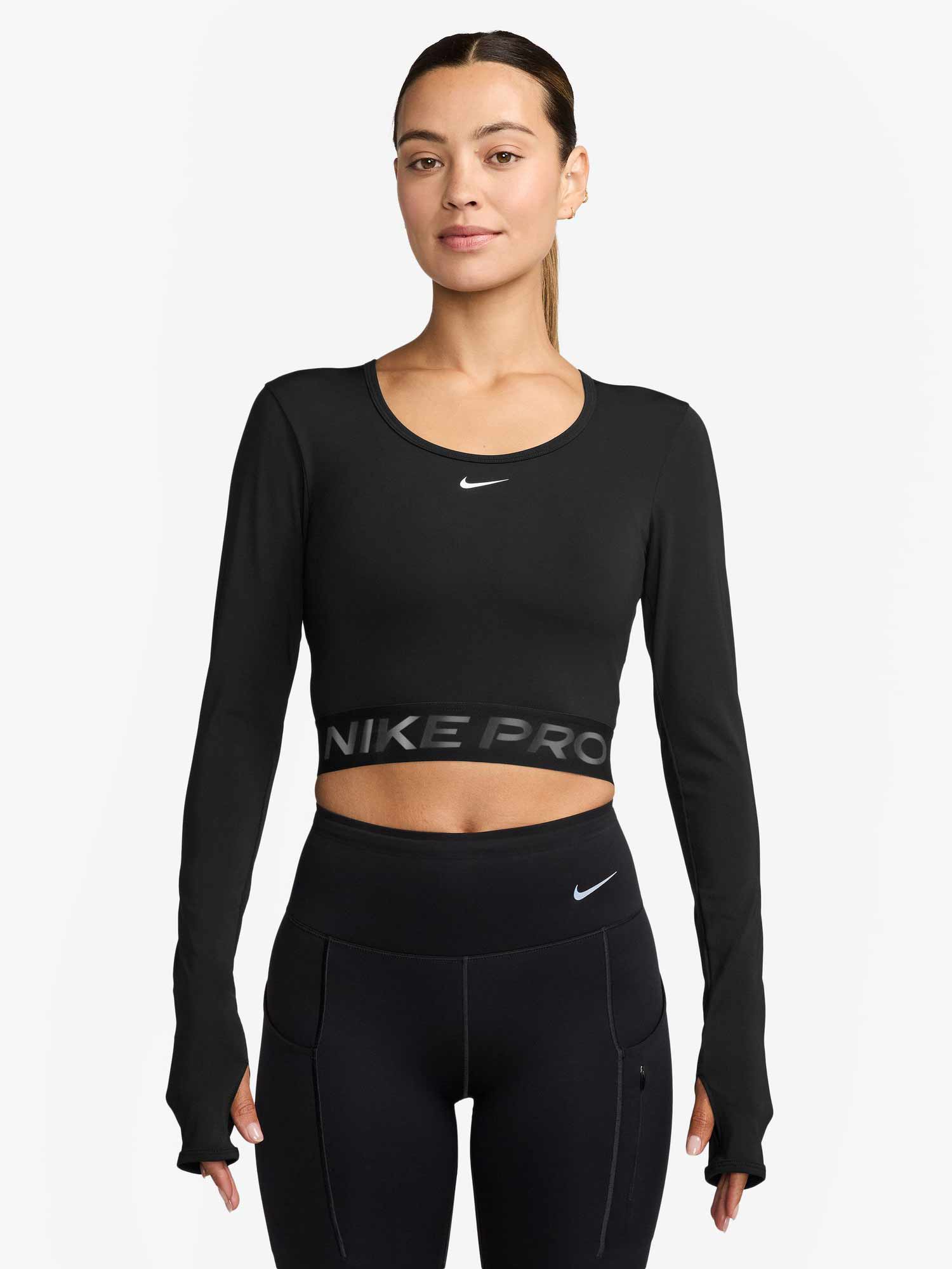 NIKE Блуза W NP DF LS TOP GG SHINE