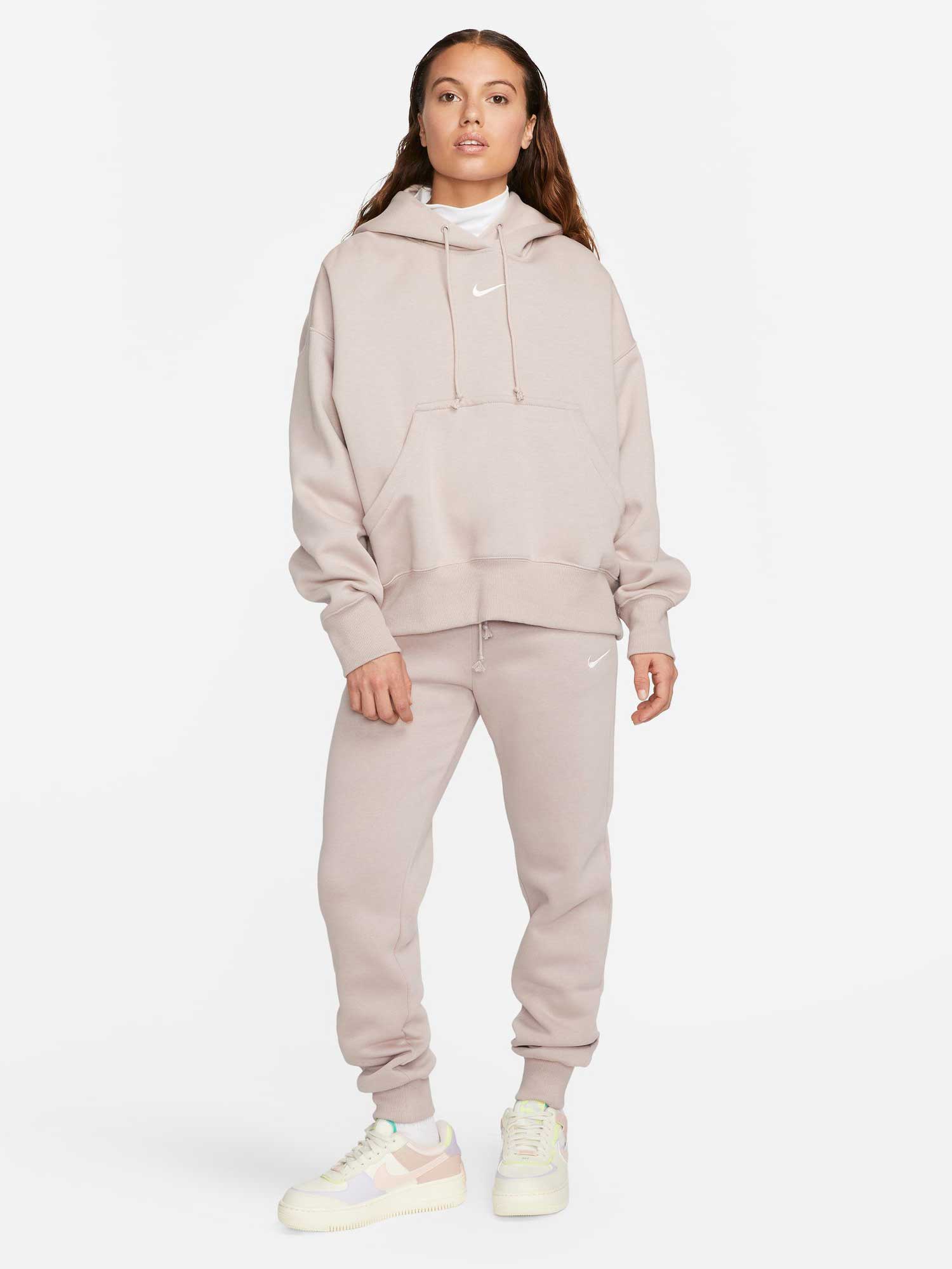 NIKE Спортно долнище W NSW PHNX FLC HR PANT STD