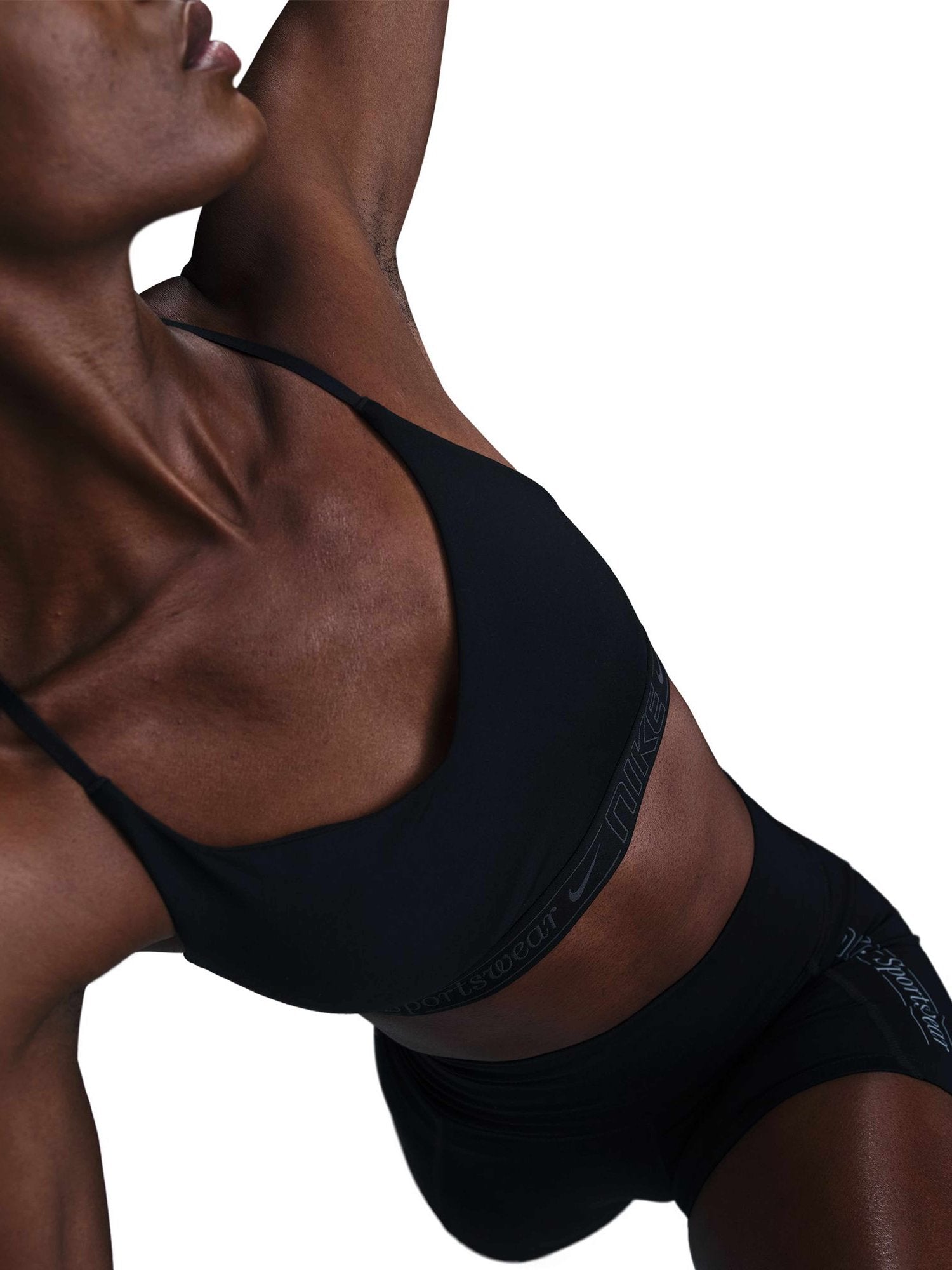 NIKE Спортен сутиен W NK DF INDY BRA GLS