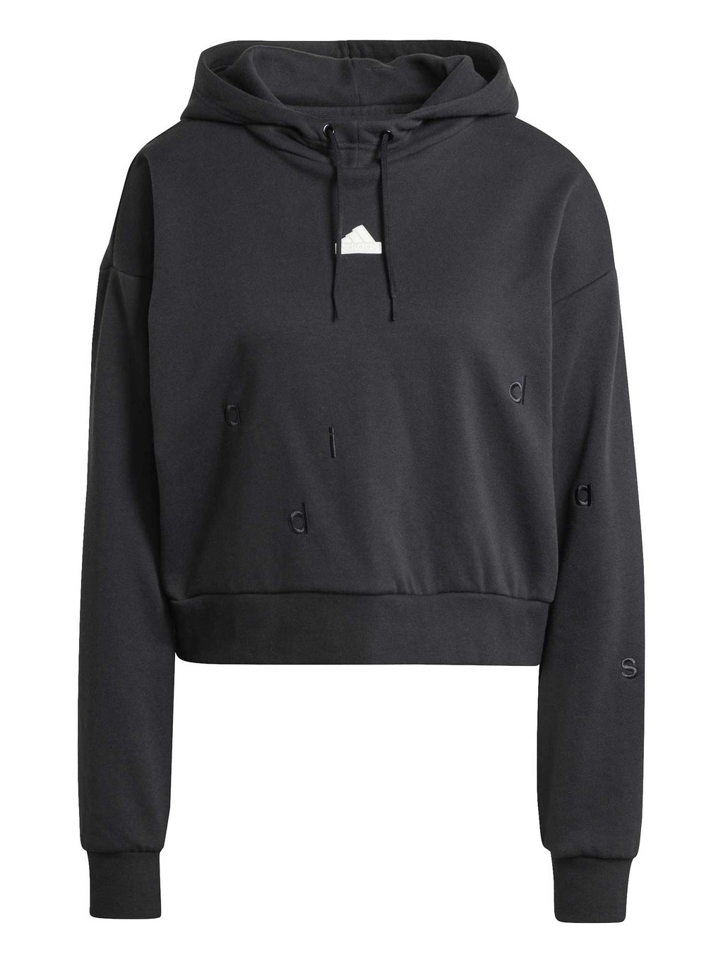 ADIDAS SPORTSWEAR Суитшърт Embroidered French Terry Crop Hoodie