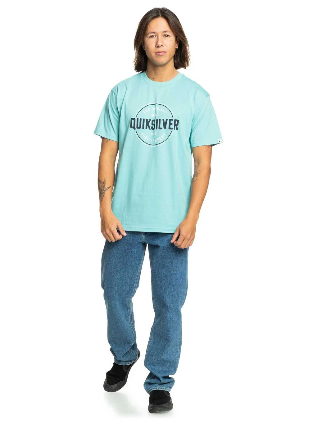 QUIKSILVER Тениска CIRCLE UP SS
