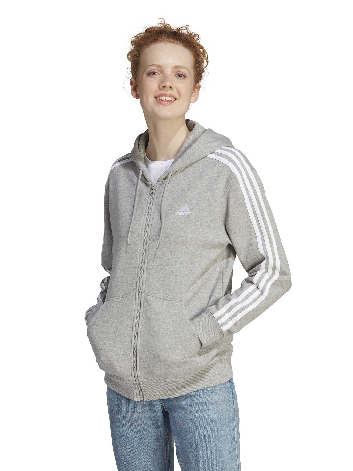 ADIDAS SPORTSWEAR Суитшърт Essentials 3-Stripes French Terry Regular