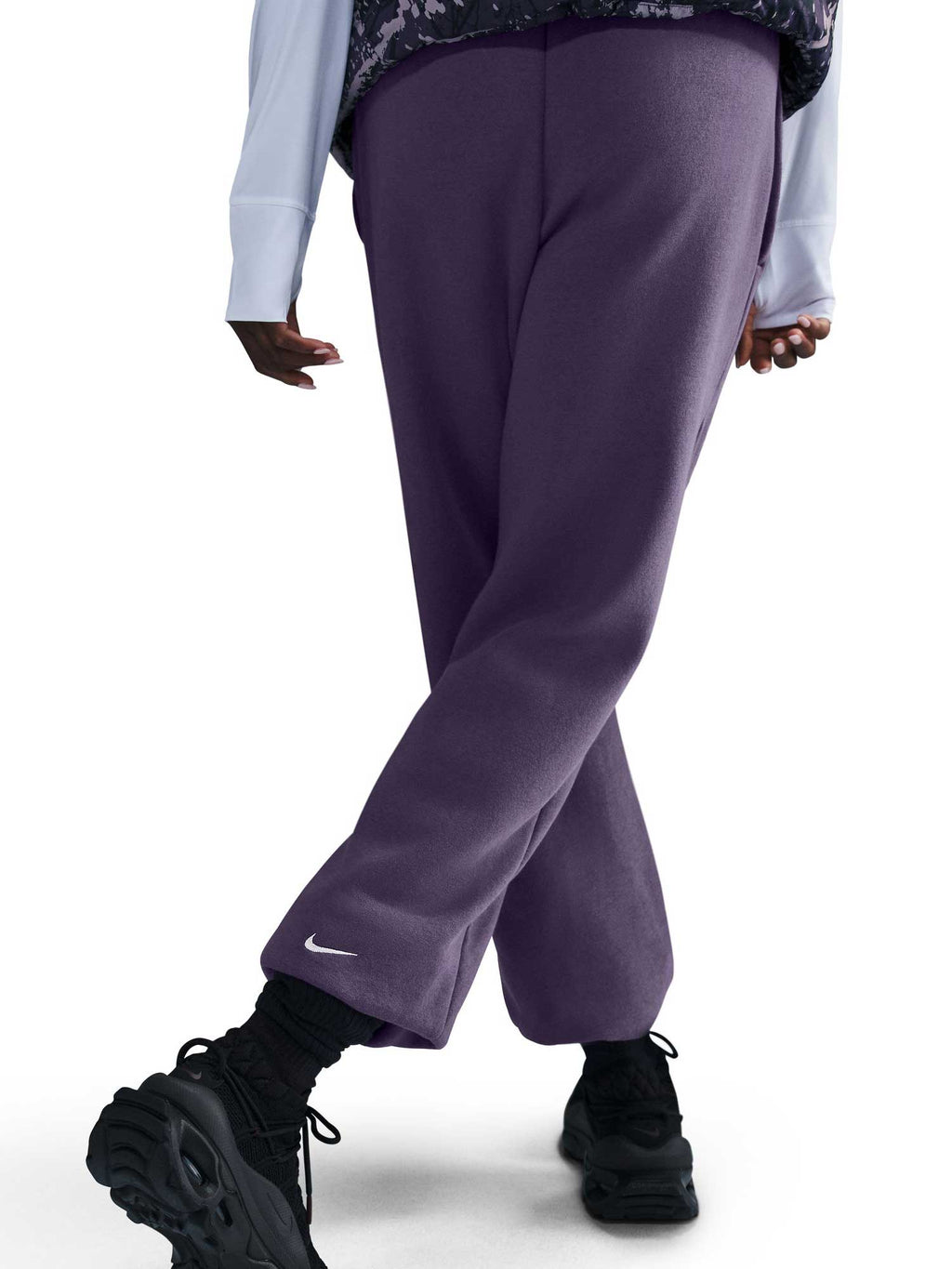 NIKE Спортно долнище W NSW FLC PANT GLS