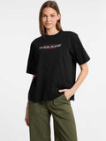 GUESS JEANS Тениска GJ SS CN OS AMERICAN TR TEE