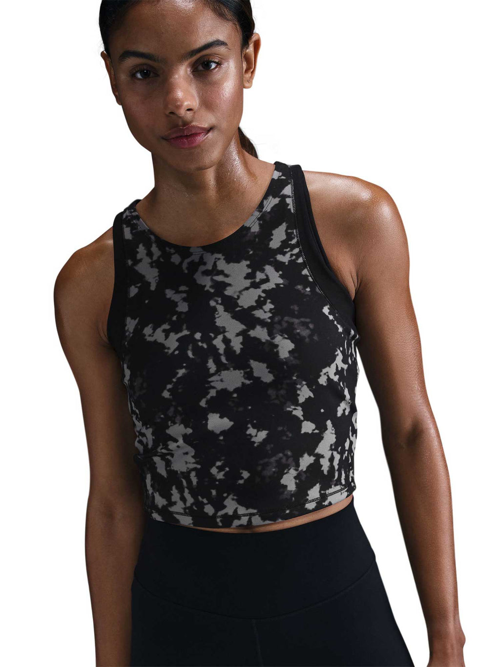 NIKE Потник W NK ONE FITTED DF TANK AOP