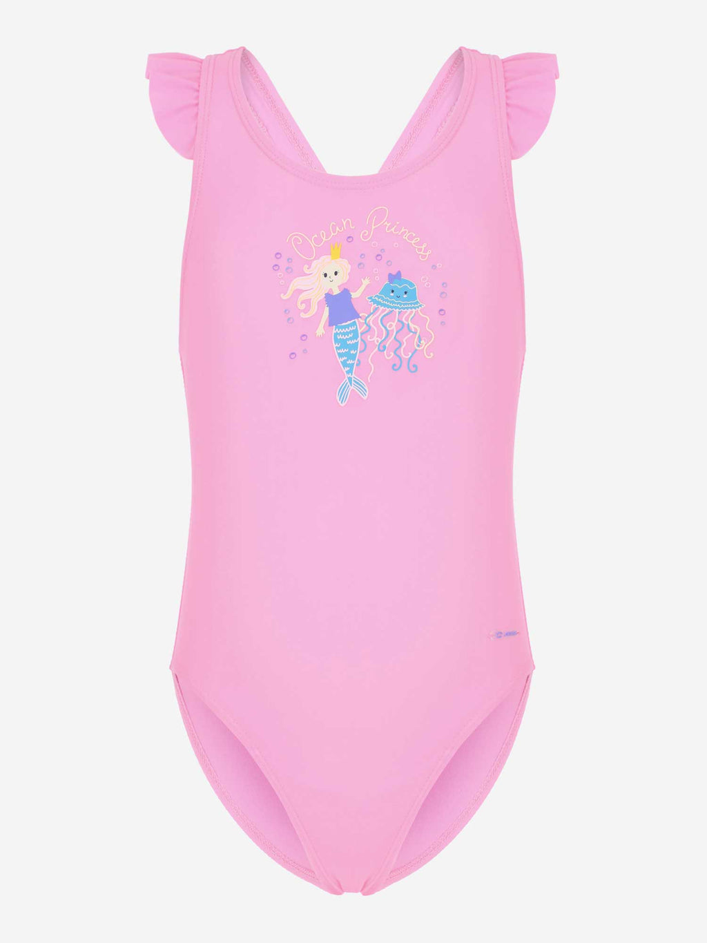 JOSS Цял бански Little Girls All-Over Printed