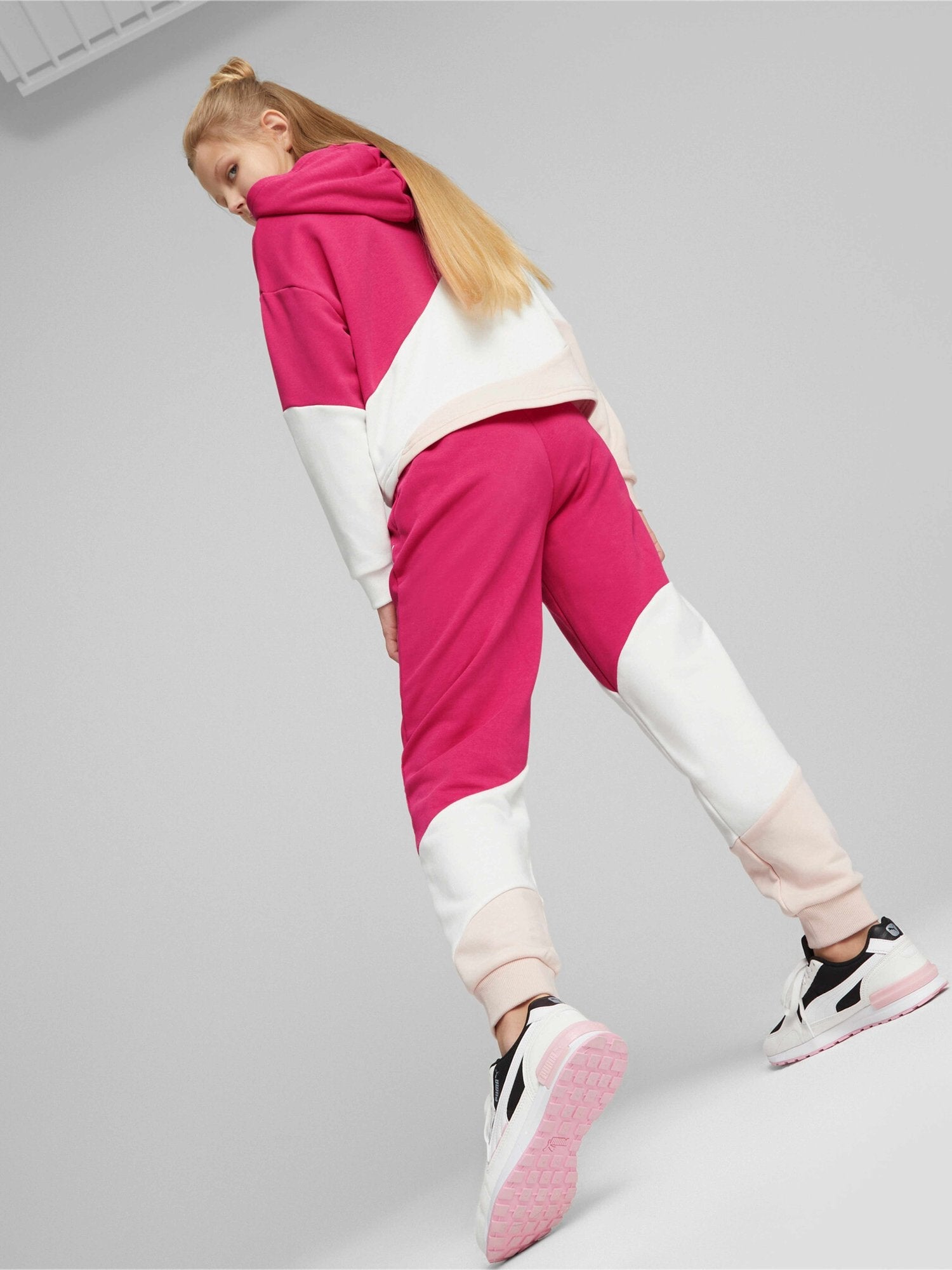 PUMA Спортно долнище POWER Colorblock CAT High Waist G