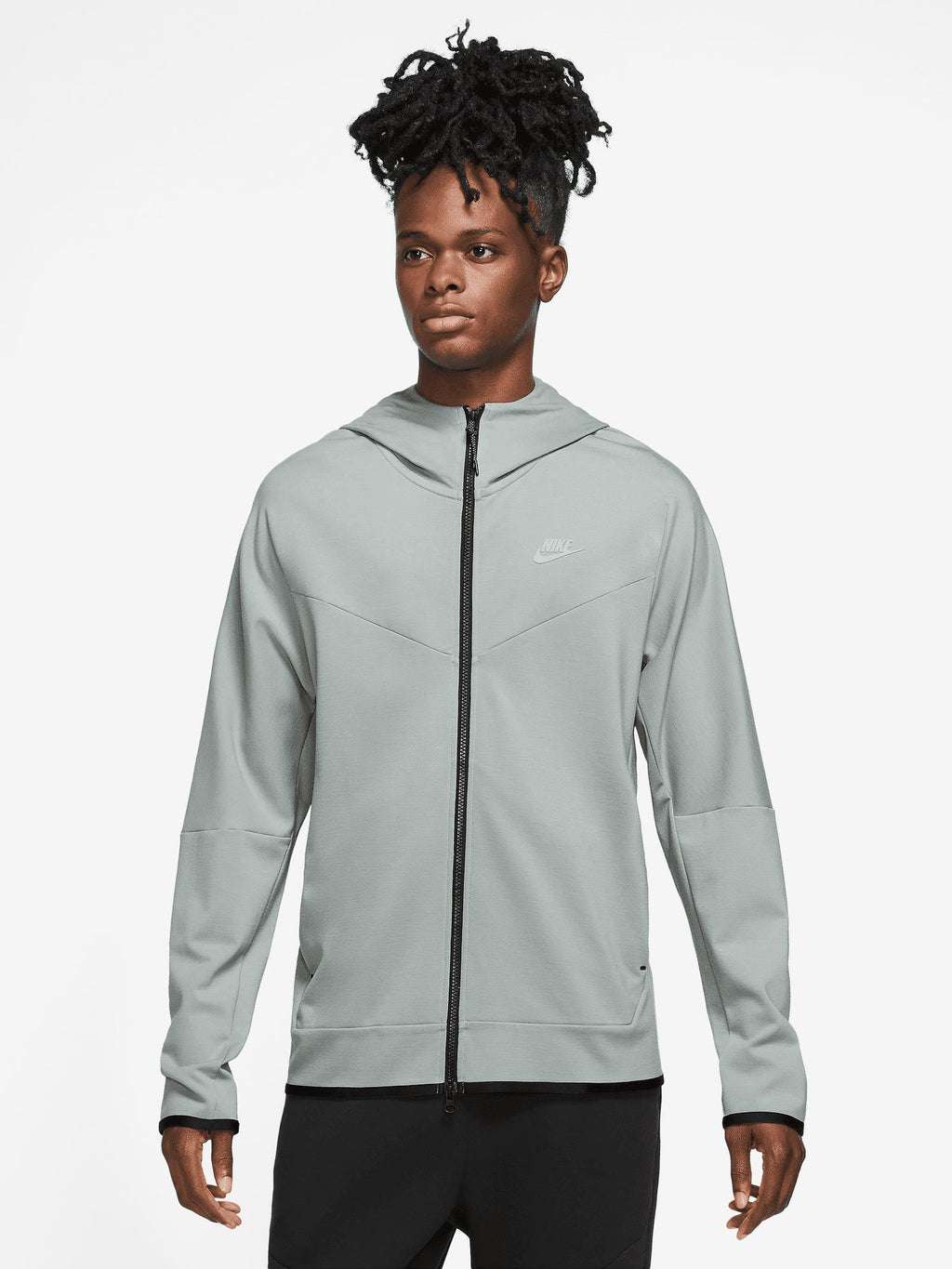 NIKE Суитшърт M NK TECH FZ LGHTWHT