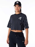 NEW ERA Тениска Z.NE PINSTRIPE CROP TEE