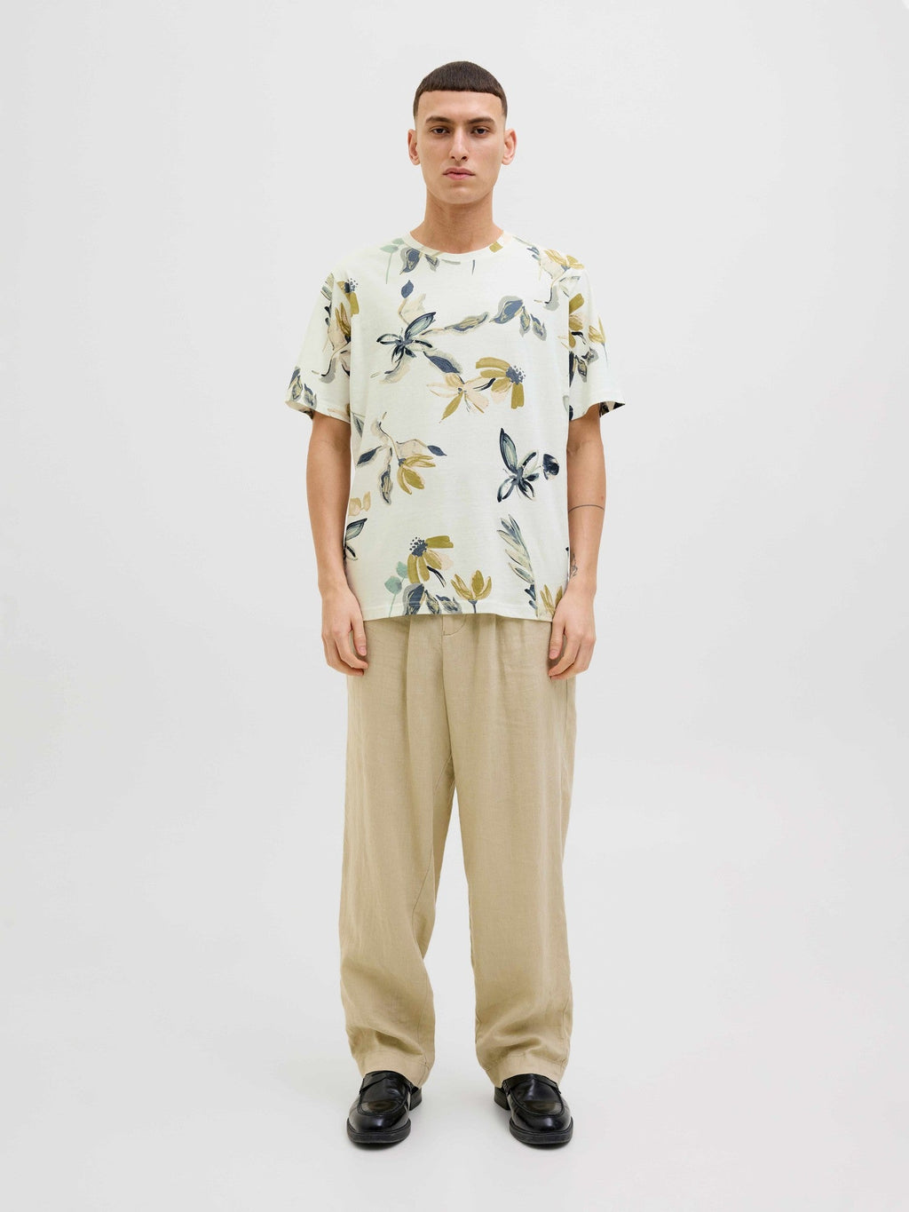 JACK & JONES Тениска JORVARENNA AOP TEE SS CREW NECK