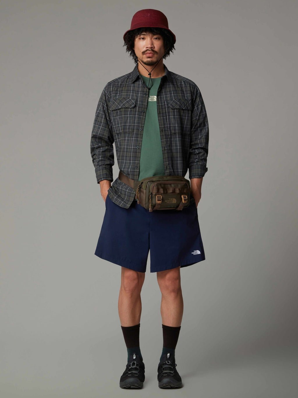 THE NORTH FACE Риза M SEQUOIA PLAID SHIRT