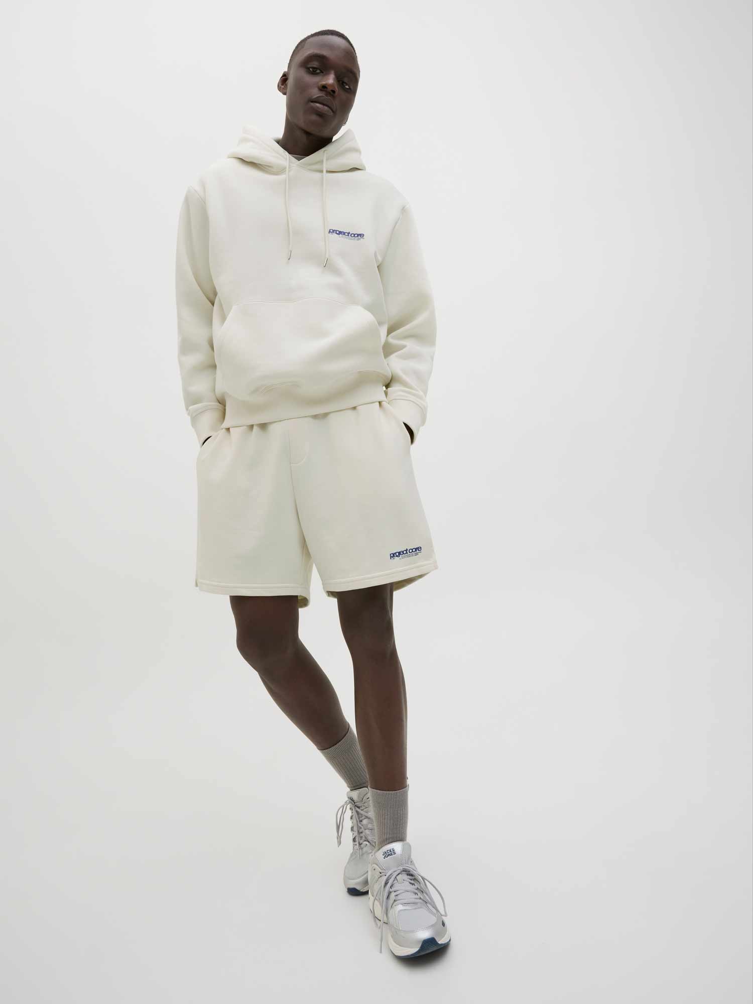 JACK & JONES Къси панталони JPSTKARL UNION SWEAT SHORTS LNG SN