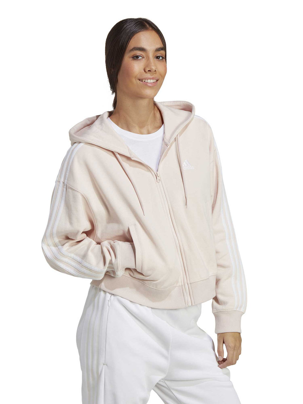 ADIDAS SPORTSWEAR Суитшърт Essentials 3-Stripes French Terry Bomber
