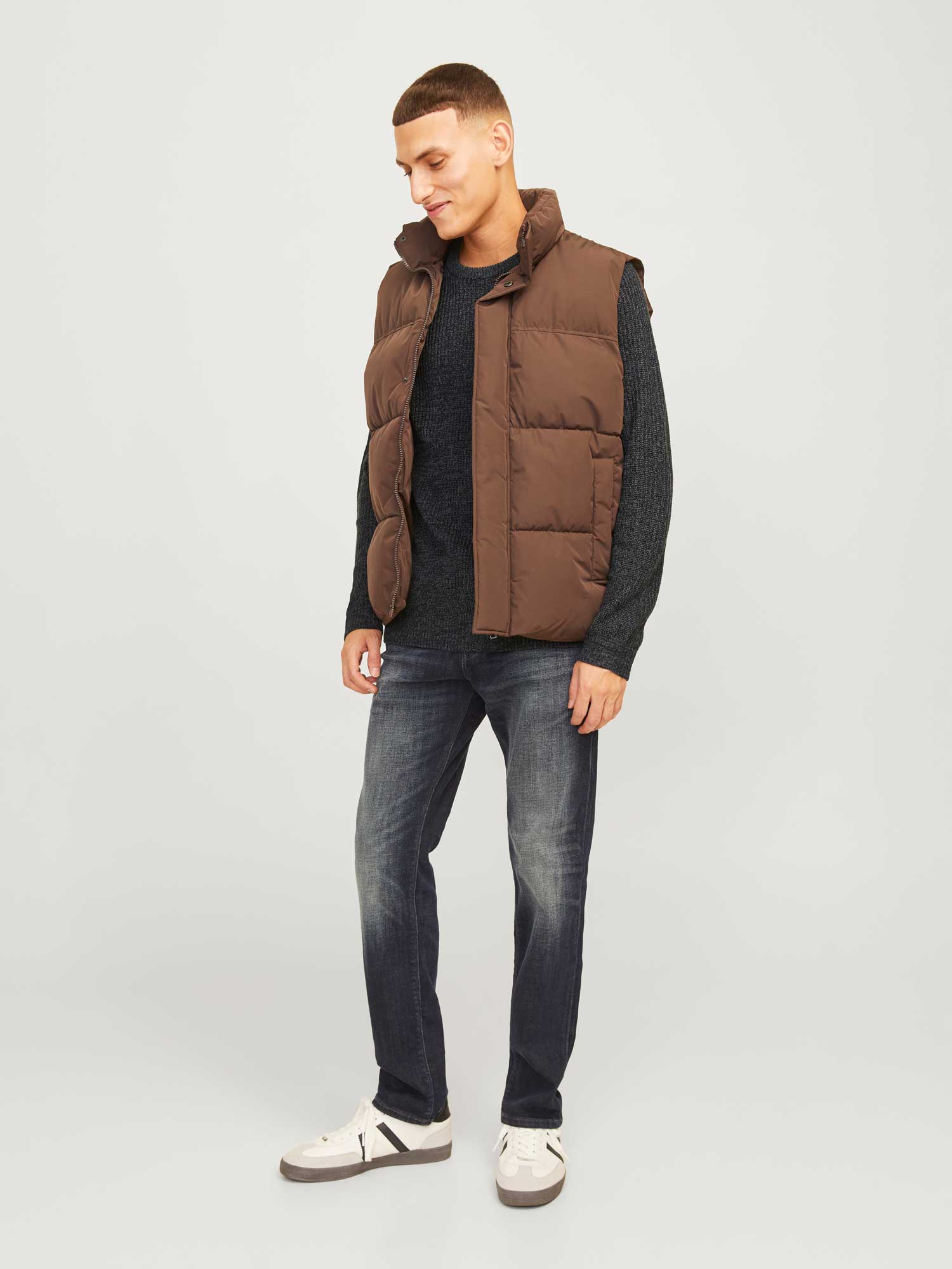 JACK & JONES Пуловер JJELEWIS KNIT CREW NECK SN